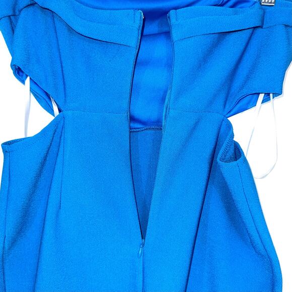 NWT Princess Polly Alaska Strapless Mini Dress in Blue Size 6 - Picture 10 of 16